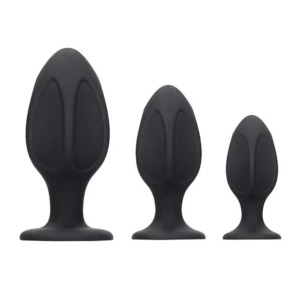 Ouch! Silicone Diamond Shaped Butt Plug Training Set — image 7 of 11