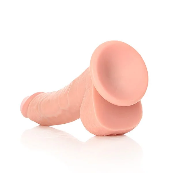 Realrock 8-inch Curved Realistic Dildo with Balls — image 15 of 20