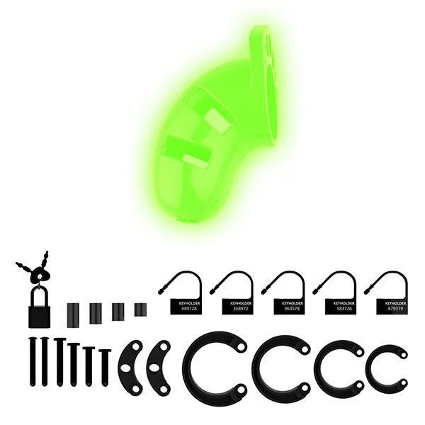 Ouch! 3.5-inch Glow In The Dark Chasity Cage — image 6 of 6