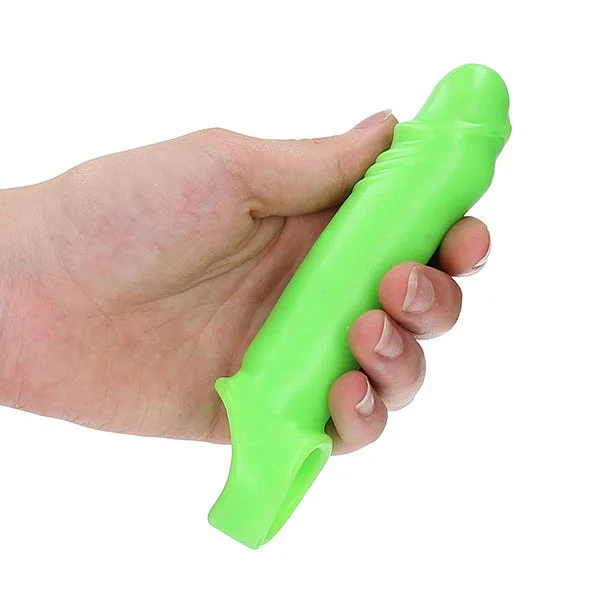 Ouch! Glow In the Dark Smooth Stretchy Penis Sleeve — image 4 of 4