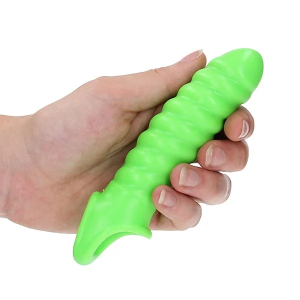 Ouch! Glow In the Dark Swirl Stretch Penis Sleeve — image 4 of 4