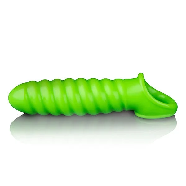 Ouch! Glow In the Dark Swirl Stretch Penis Sleeve — image 3 of 4