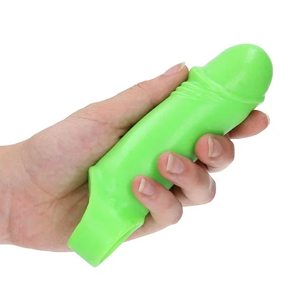 Ouch! Glow In the Dark Smooth Thick Stretchy Penis Sleeve — image 4 of 4