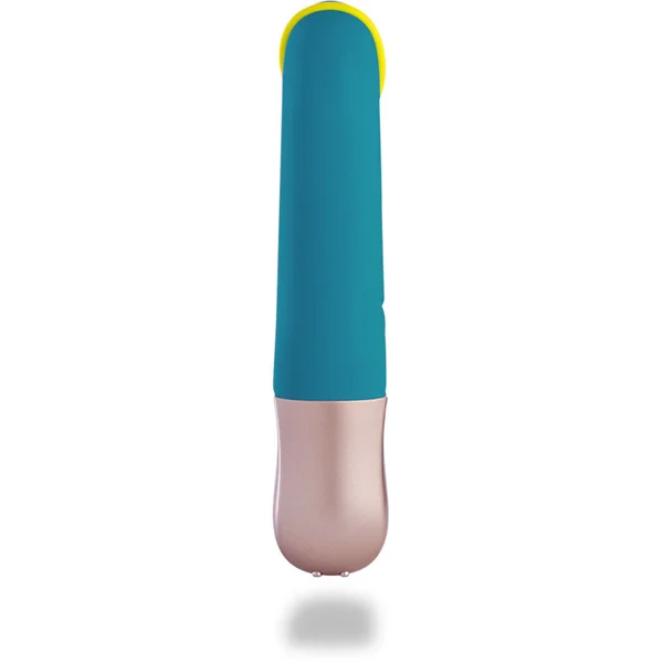 Fun Factory Amorino Rechargeable Waterproof Dual Stimulation Vibrator - Petrol Blue — image 13 of 16