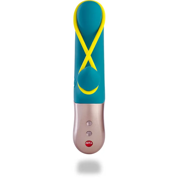 Fun Factory Amorino Rechargeable Waterproof Dual Stimulation Vibrator - Petrol Blue — image 11 of 16