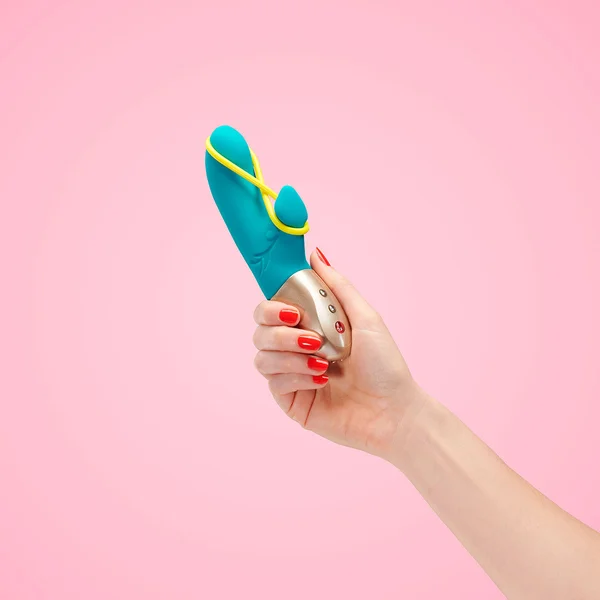 Fun Factory Amorino Rechargeable Waterproof Dual Stimulation Vibrator - Petrol Blue — image 14 of 16