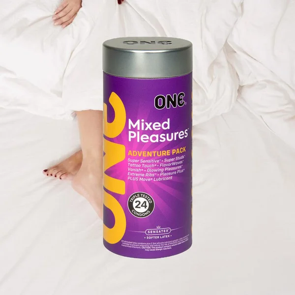 ONE Mixed Pleasures Condoms (24 Pack) — image 7 of 8
