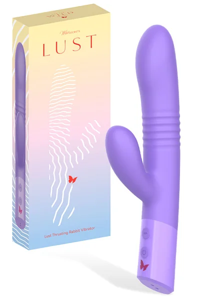 Wild Secrets Lust 10" Thrusting Rabbit Vibrator — image 8 of 25