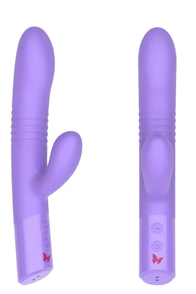 Wild Secrets Lust 10" Thrusting Rabbit Vibrator — image 10 of 25