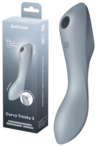 Satisfyer Curvy Trinity 1 Multifunction 6.9" 3 in 1 Vibrator — image 16 of 18