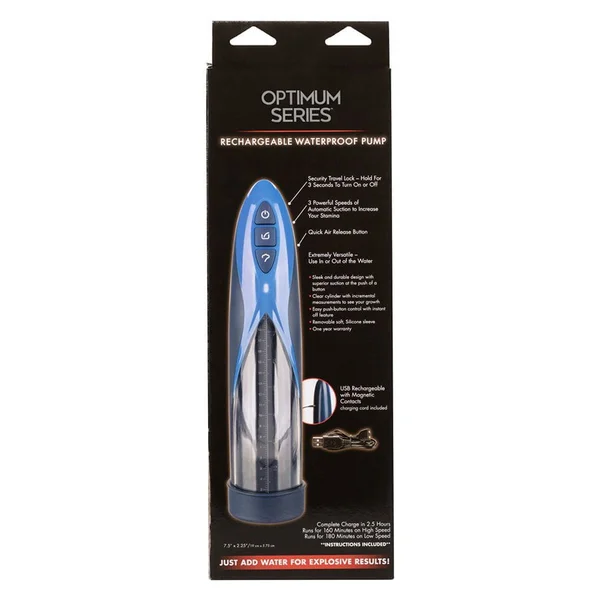 Rechargeable Waterproof Penis Pump Optimum Series by Cal Exotics — image 8 of 8