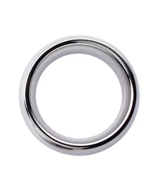 Kink Range Stainless Steel Curved Penis Head Ring - 1.7 Inch - 45mm — image 2 of 2