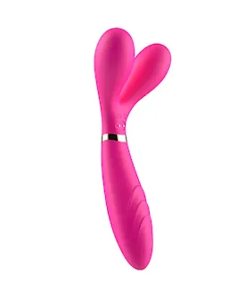 Dual-head Wand Vibrator - Pink - 7.5 Inch — image 3 of 4