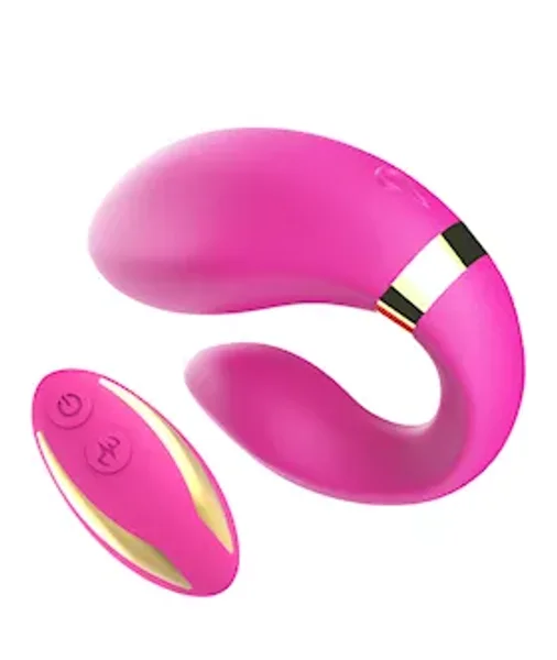 Curled Couples Vibrator - 8.8 Inch — image 3 of 4