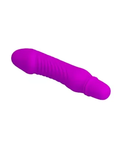 Stev Vibrating Dildo - 5.3 Inch - Violet — image 10 of 14