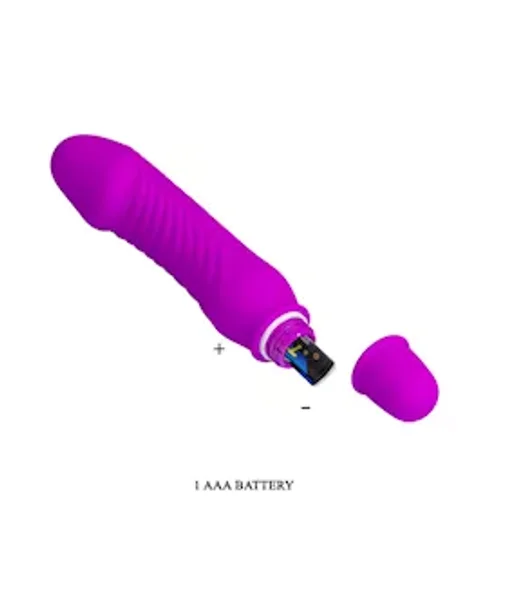 Stev Vibrating Dildo - 5.3 Inch - Violet — image 13 of 14