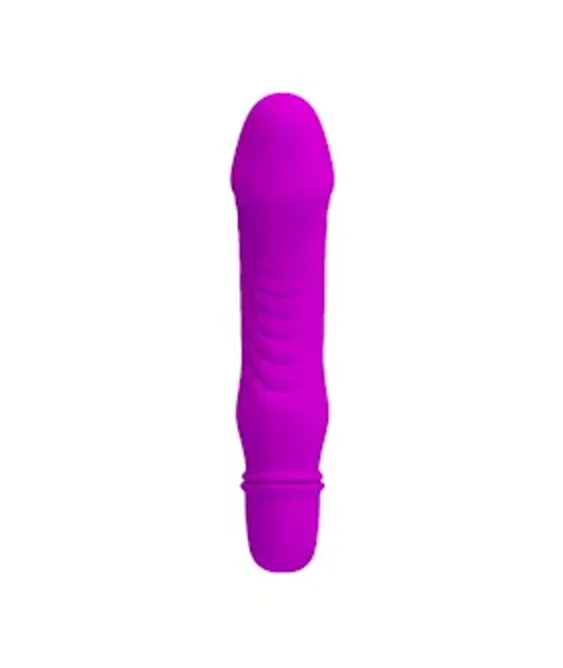 Stev Vibrating Dildo - 5.3 Inch - Violet — image 9 of 14