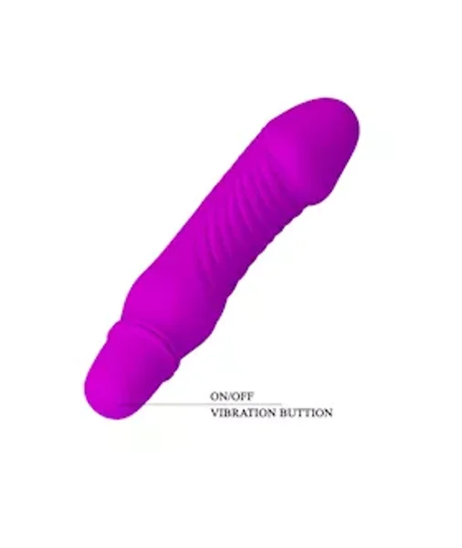 Stev Vibrating Dildo - 5.3 Inch - Violet — image 12 of 14