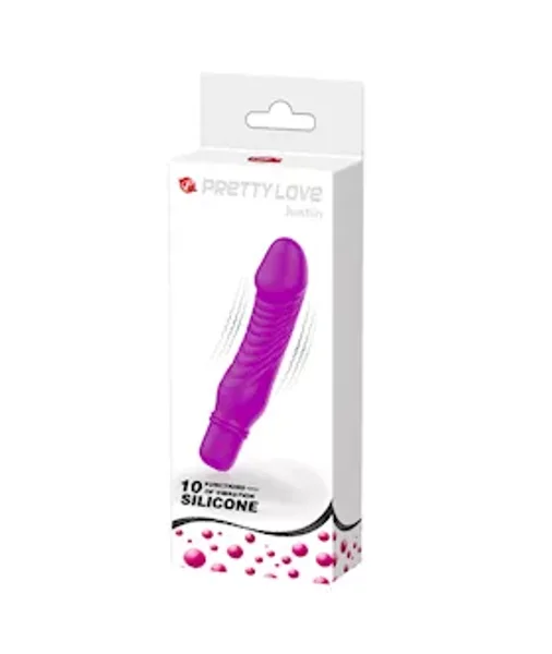 Stev Vibrating Dildo - 5.3 Inch - Violet — image 14 of 14