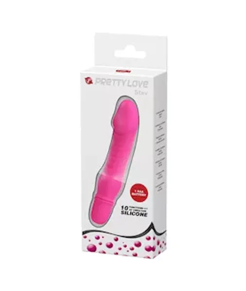 Stev Vibrating Dildo - 5.3 Inch - Red — image 14 of 14