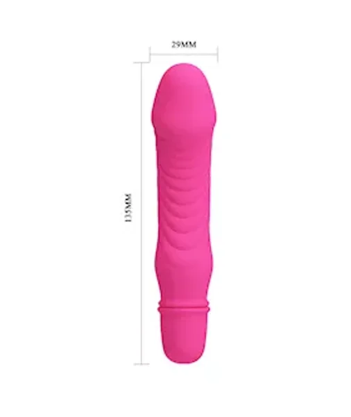 Stev Vibrating Dildo - 5.3 Inch - Red — image 12 of 14