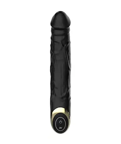 Amore-vibrating Dildo - Black - 8.5 Inch