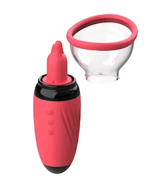 Amore Vibrating Pussy Pump - Pink - 5.7 Inch — image 4 of 4