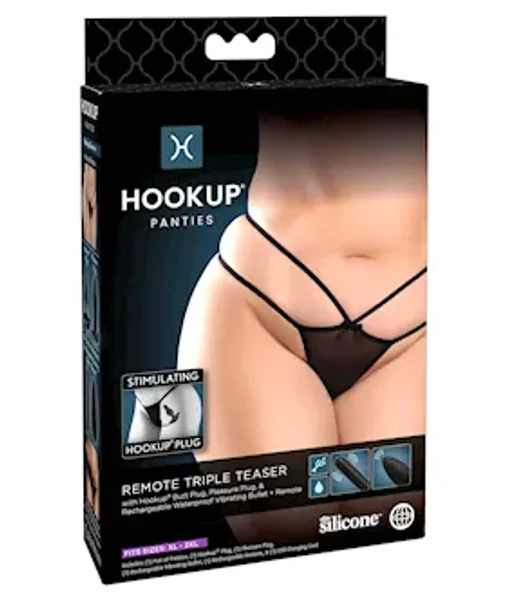 Hookup Panties Remote Triple Teaser - Os/xl - Os/xl — image 9 of 16