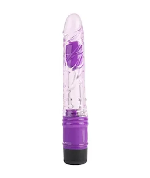 8.8 Inch Inlaid Vibrator - Purple - 8.8 Inch — image 4 of 6