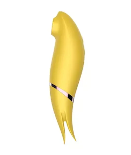 Amore Perched Suction Vibrator - Yellow