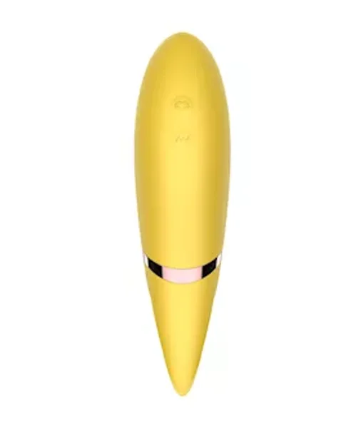 Amore Perched Suction Vibrator - Yellow
