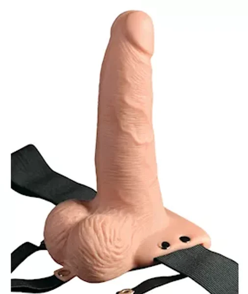 Fetish Fantasy 6 Inch Hollow Rechargeable Strap-on Remote - 24 — image 9 of 14