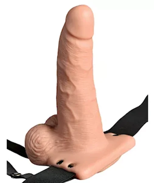 Fetish Fantasy 6 Inch Hollow Rechargeable Strap-on Remote - 24 — image 8 of 14