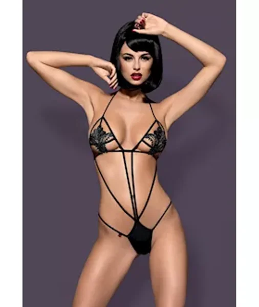Obsessive Luiza - Teddy  - Black - S/m — image 6 of 8