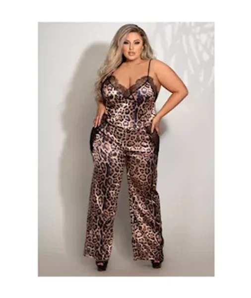 Kitty Cat Cami And Pant Set - 1x/2x — image 3 of 4