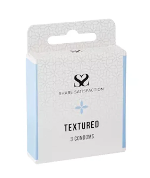 Share Satisfaction Textured Condoms - 3 Pack — image 5 of 7