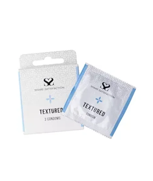 Share Satisfaction Textured Condoms - 3 Pack — image 4 of 7