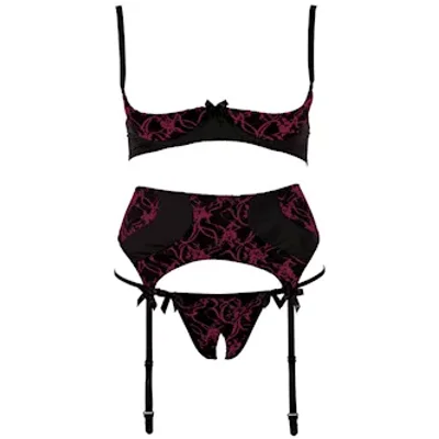 Sally Shelf Bra Set Large