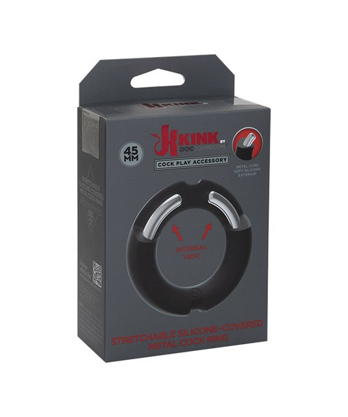 Kink silicone-covered metal ring