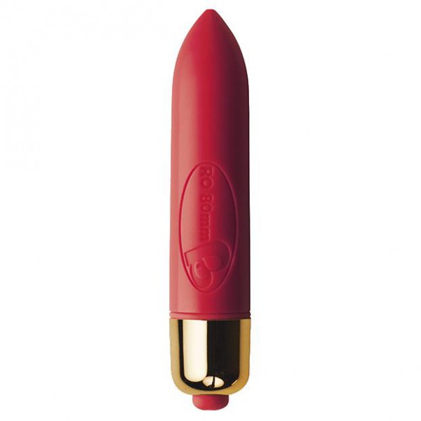 RO80mm 7 Function Bullet Vibrator Red