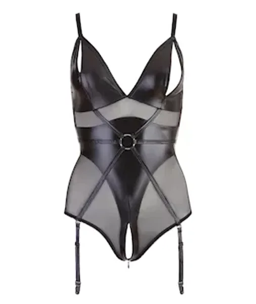 Wetlook Bondage Ring Bodysuit - X-large — image 7 of 8