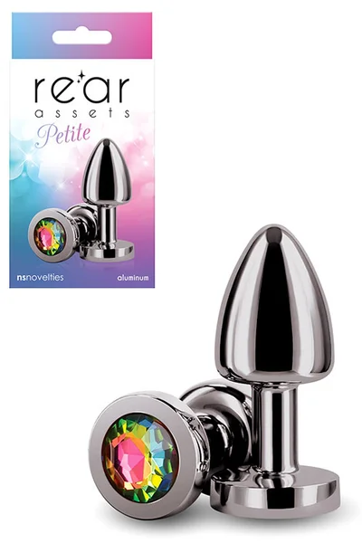 nsnovelties Rear Assets Petite 2.3" Jewelled Butt Plug — image 9 of 12