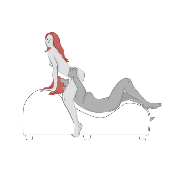 Liberator 'Esse Lounger II' Luxurious Sex Lounge w/ Wood Feet — image 6 of 14