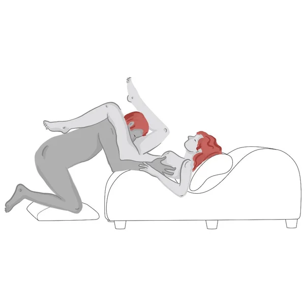 Liberator 'Esse Lounger II' Luxurious Sex Lounge w/ Wood Feet — image 9 of 14