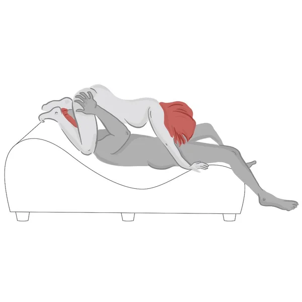 Liberator 'Esse Lounger II' Luxurious Sex Lounge w/ Wood Feet — image 12 of 14