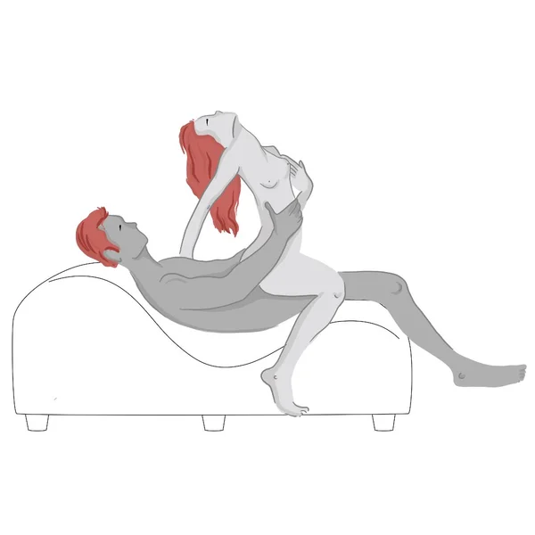 Liberator 'Esse Lounger II' Luxurious Sex Lounge w/ Wood Feet — image 3 of 14
