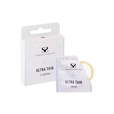 Share Satisfaction Ultra Thin Condom 3 Pack