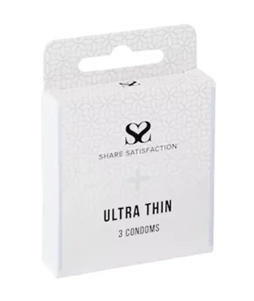 Share Satisfaction Ultra Thin Condom - 3 Pack — image 5 of 5