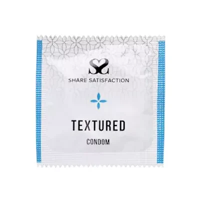 Share Satisfaction Textured Condom Single