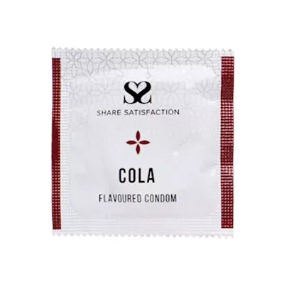 Share Satisfaction Cola Flavoured Condom Single Cola